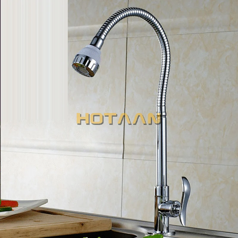 kitchen sink faucet all around rotate swivel 2-function water outlet mixer tap kitchen faucet,torneira YT-6037-B