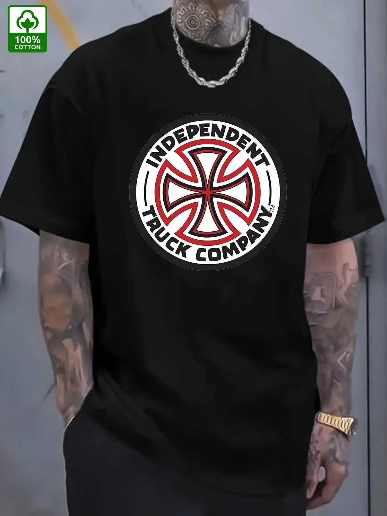 High Street American Fashion Brand Men and Women Original Letter Print Retro Street Short Sleeve T-shirt Summer Cotton Loose