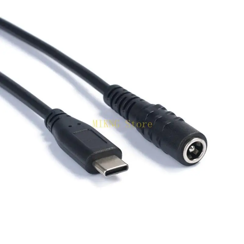 النوع C ذكر إلى DC5521 5.5x2.1mm موصل موصل USB C