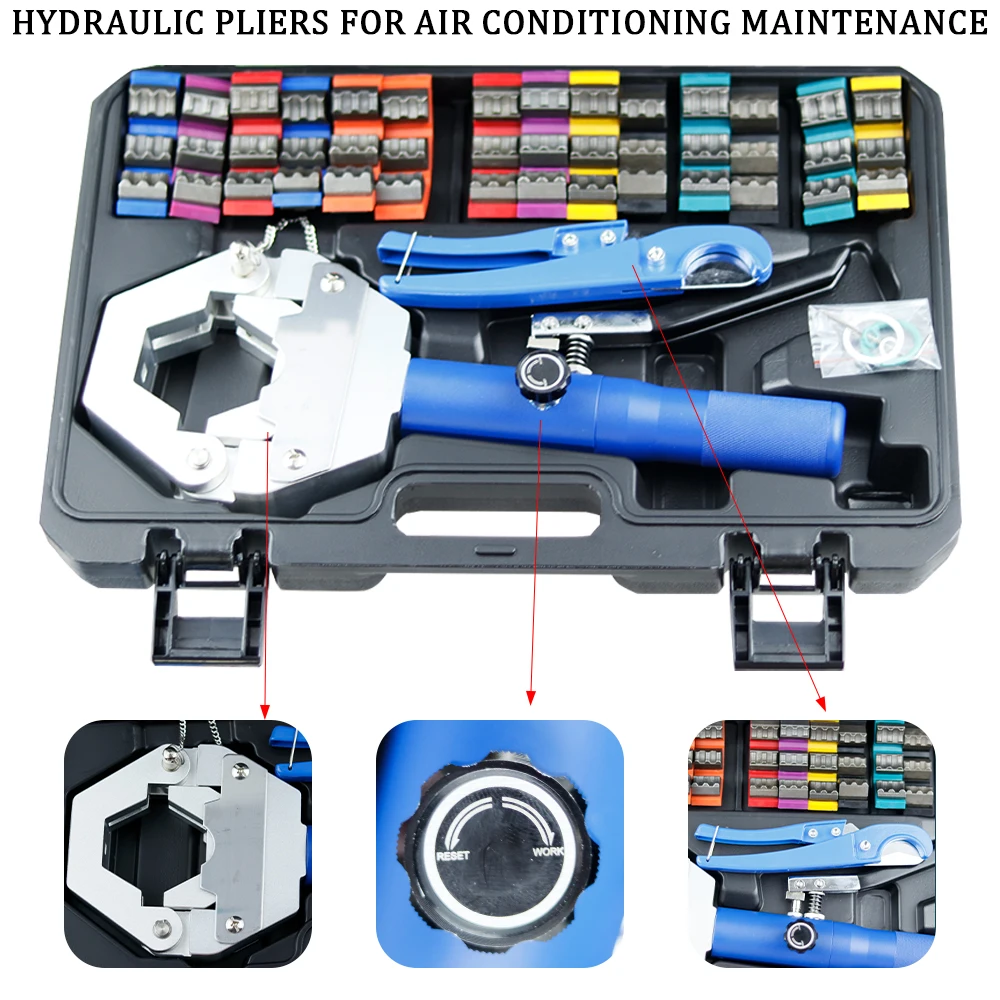 Imagem -03 - Mangueira Hidráulica Manual Crimping Tools Auto a c Mangueira Reparação Hydra-crimper ar Condicionado Mangueira 71500