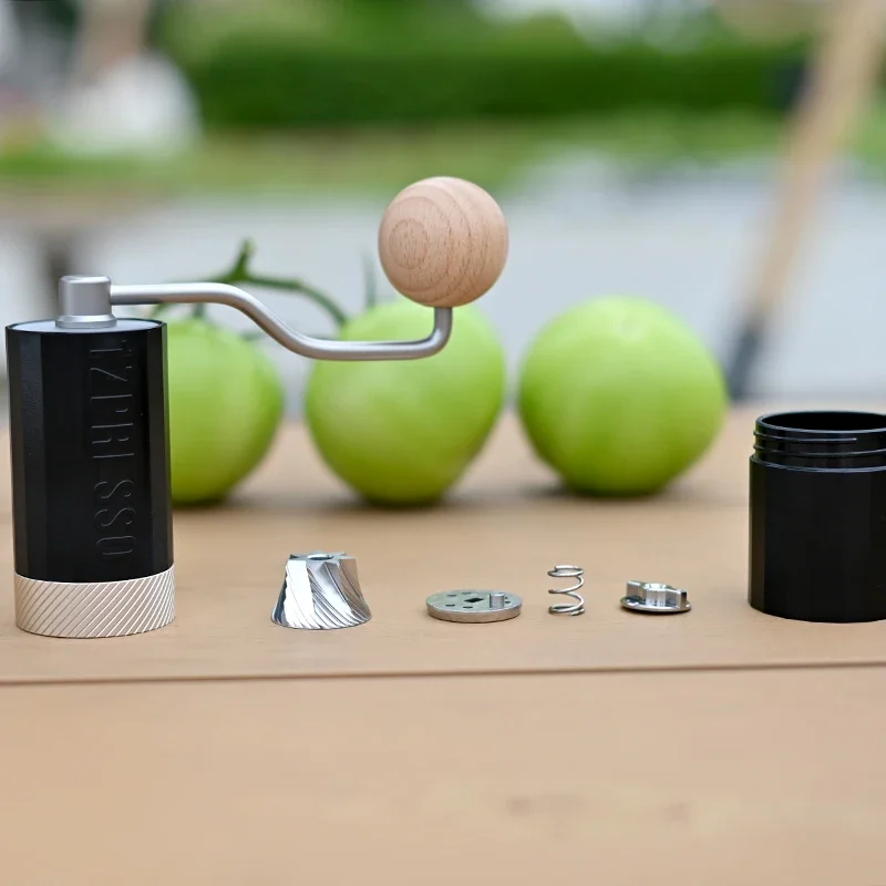 2023 1zpresso Q AIR Modern Portable Coffee Grinder Stainless Steel 7-Core Burr Adjustable Manual Mill 38mm New