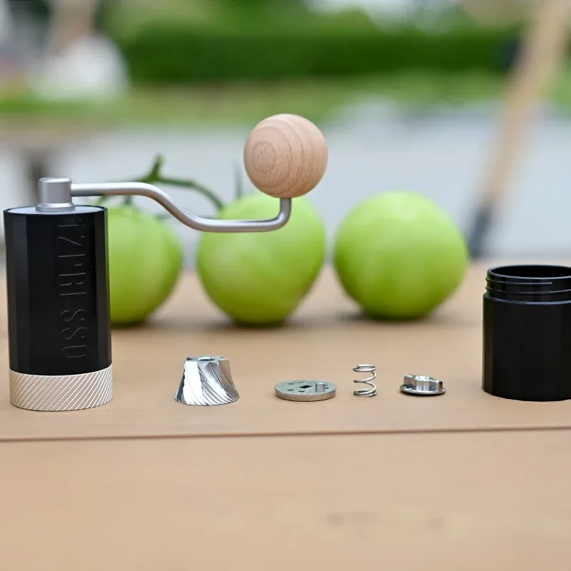  2023 1zpresso Q AIR Modern Portable Coffee Grinder Stainless Steel 7-Core Burr Adjustable Manual Mill 38mm New 