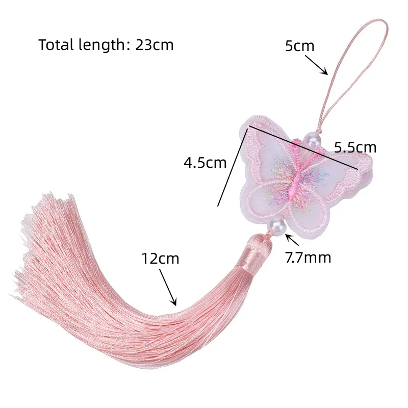 5pcs Vintage Butterfly Pearl Tassels Pendant DIY Crafts Supplies Jewelry Earrings Materials Clothing Accessories Gift Decorate 6
