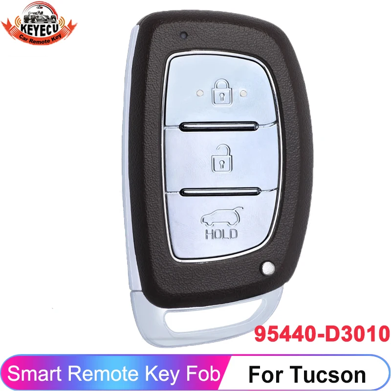 KEYECU 95440-D3000 95440-D3010 Car Remote Key For Hyundai Tucson 2014 2015 2016 2017 2018 ID47 Chip 433MHz Promixity Card