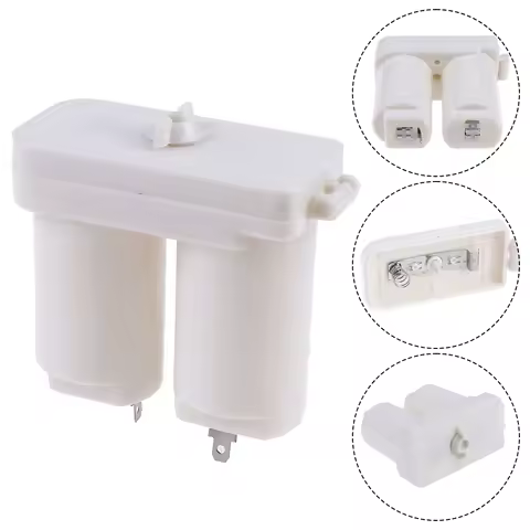 10Pcs Battery Box Double-Compartments Gas Boiler Water Heater Battery Box Plastic Battery Box For Gas Water Heater Part