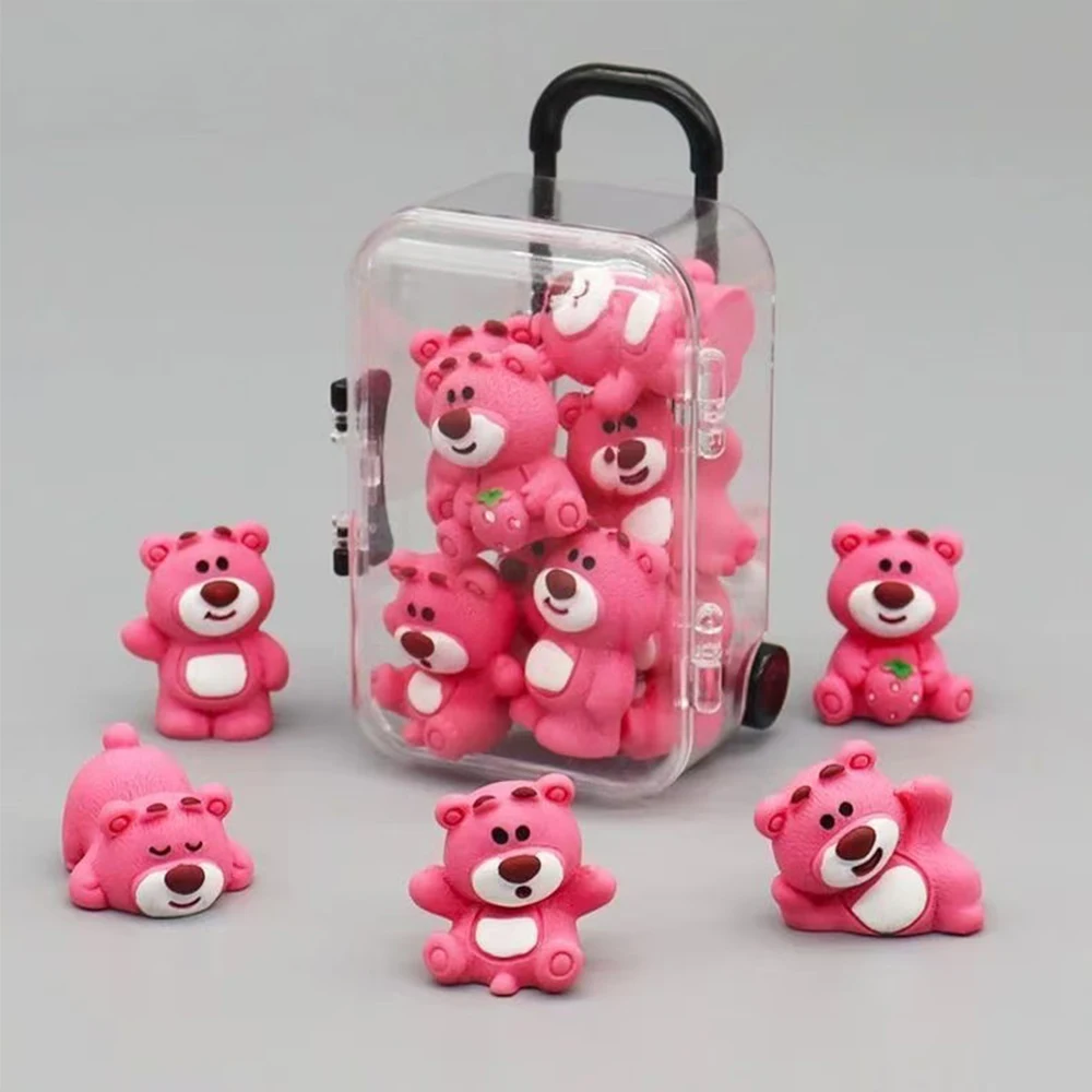 

Strawberry Bear Cow Resin DIY Car Accessories Decoration Accessories Birthday Gifts Collection Souvenirs Desktop Ornaments
