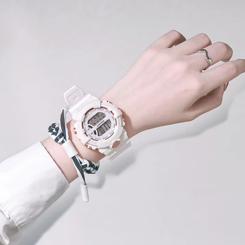 Reloj Deportivo Electrónico Multifuncional Luminoso e Impermeable, de Moda, Informal, para Estudiantes