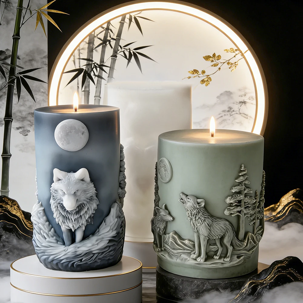 3D Kurt Şekilli Rölyef Ay Sili - Candle Making Soy Wax incelemesi ve fiyatı