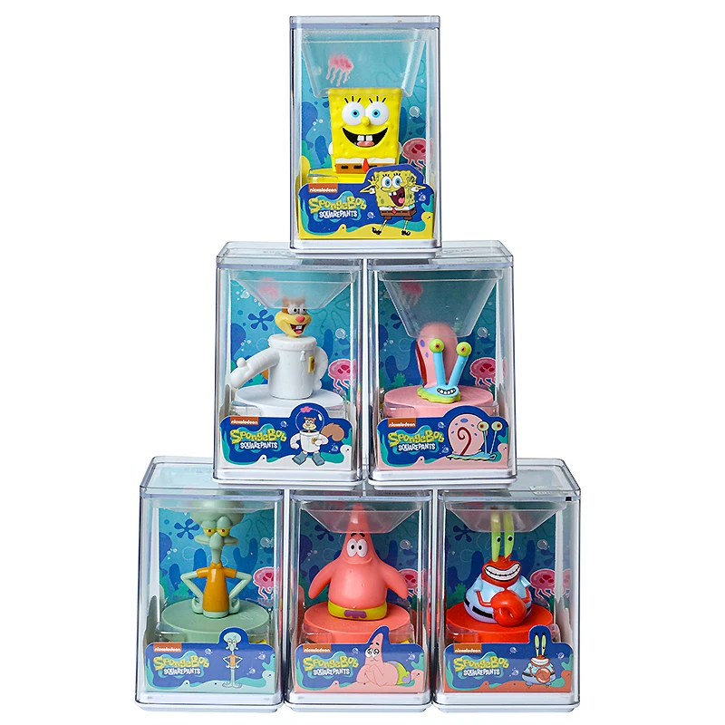 Anime Spongebob StampPatrick Star Mr.Krabs Figures Model Seal Action Figure Cartoon Desktop  Ornament Doll Children\'s Toy Gift ﻿