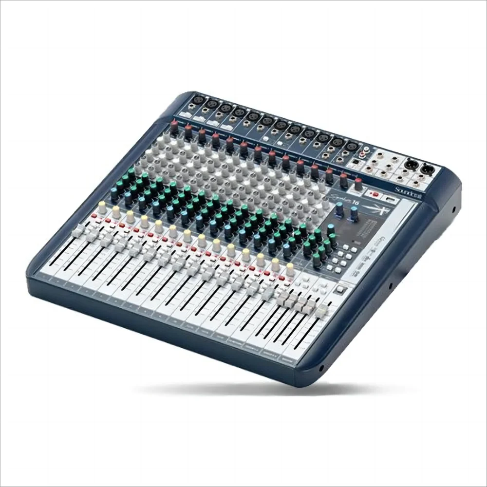 Top 5A 1:1 Superior Quality Multi-Track 16 Channels Similar Soundcraft Signature 16 Mixer with FX USB