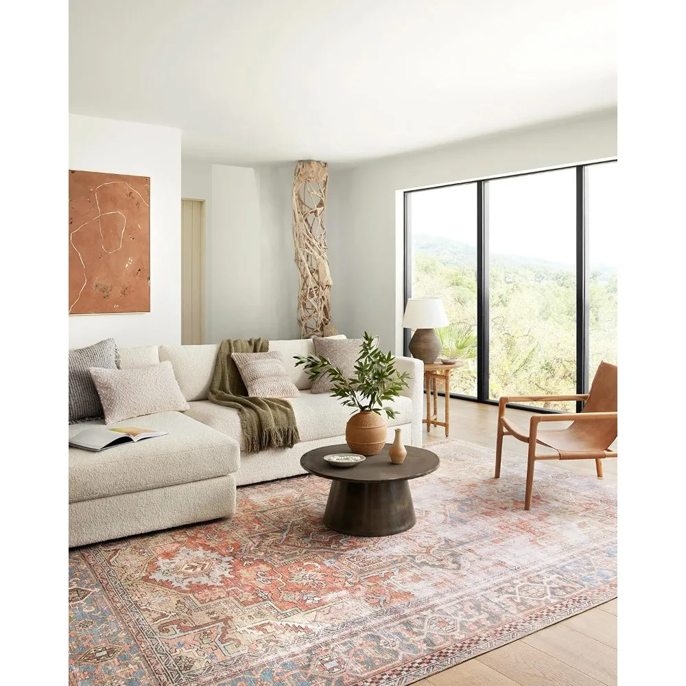 Gloednieuw Loren Terracotta/Sky Area Rug