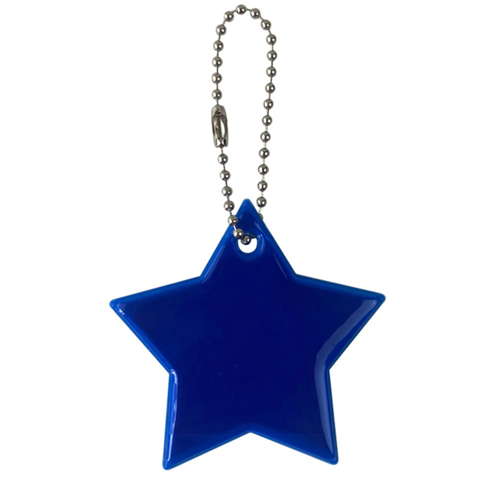 Star Reflective Keychain for Bags Backpack Pendant Decor Key Ring Gift for Kid Night Security Reflector for Things Traffic Light