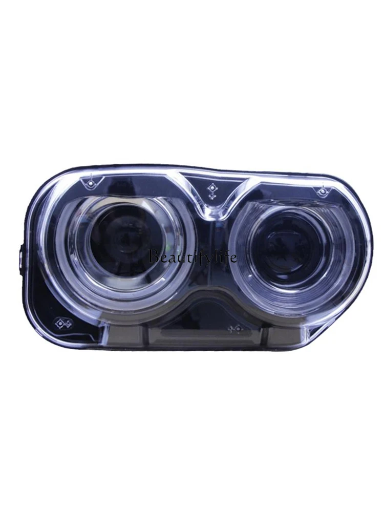 Car Accessories Headlight Assembly Hell Cat Modified Led Angel Eye Xenon Headlight