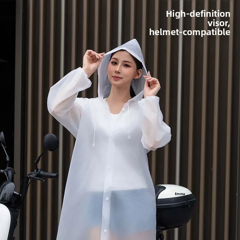 

EVA Long Raincoat, Full-Body Stormproof for Adult Outdoor, Portable Thickened Reusable, Wholesale.