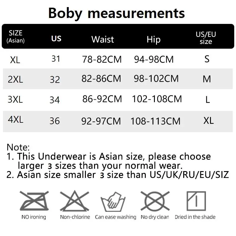 4PCS/Lot 2XL-4XL Men\'s Panties Striped Printing Boxers Man Underwear Sexy U Convex Male Breathable Sexy cuecas calzoncillos