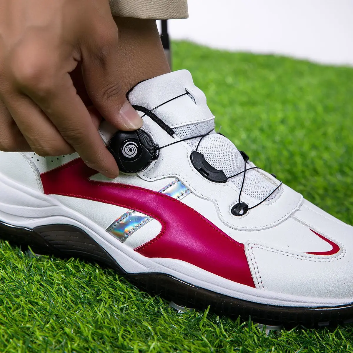 أحذية جولف للرجال، أحذية رياضية سريعة الأربطة للرجال، أحذية جولف احترافية للتدريب، أحذية رياضية للرجال للصالة الرياضية