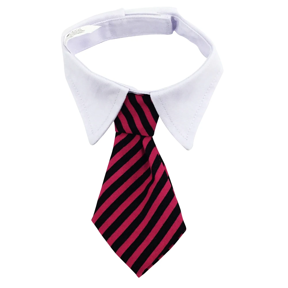 

Red Black for Adjustable Pet Necktie Adjustable Medium Size Pet Necktie And Collar Dog Tie Four Seasons