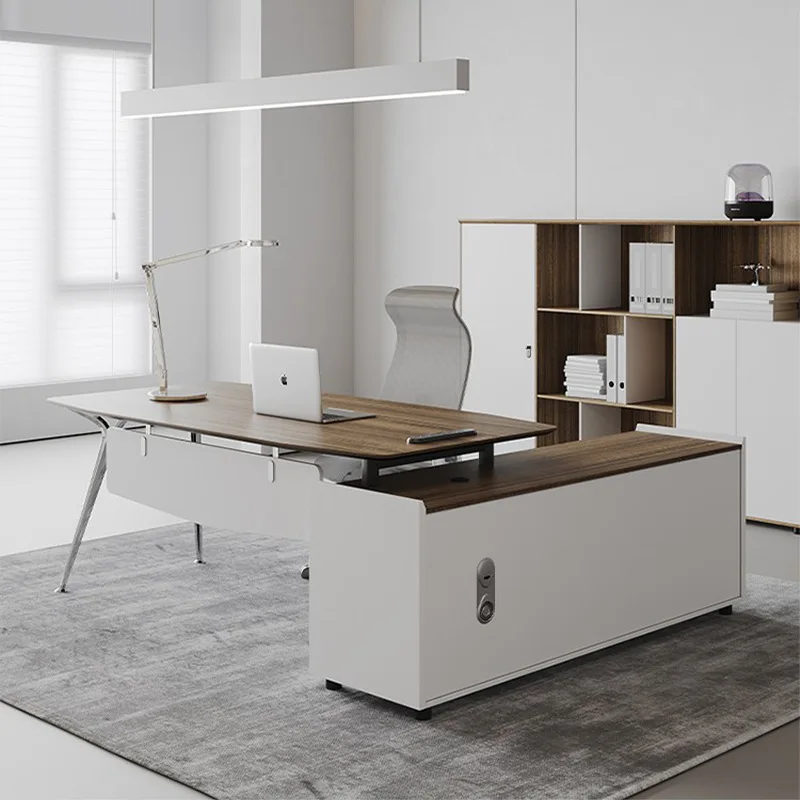 

Boss Table Simple Modern President Desk Single Office Furniture Large Class Table Manager Office Desk Chair Supervisor Desk