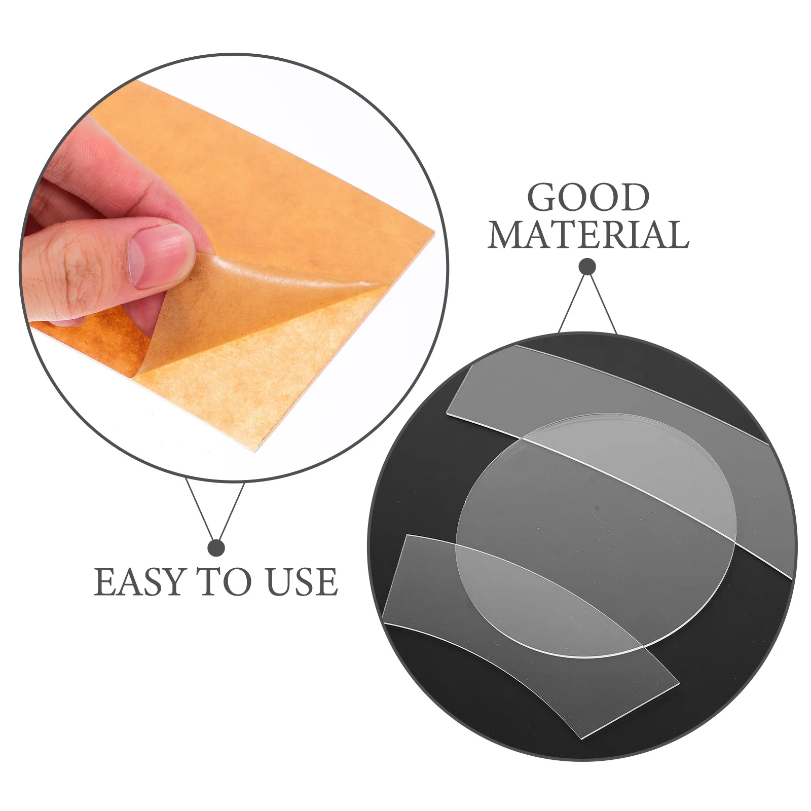 3Pcs Clear Acrylic Sewing Templates Transparent Quilting Rulers Bucket Hat Pattern Making Tools High Precision Patchwork DIY