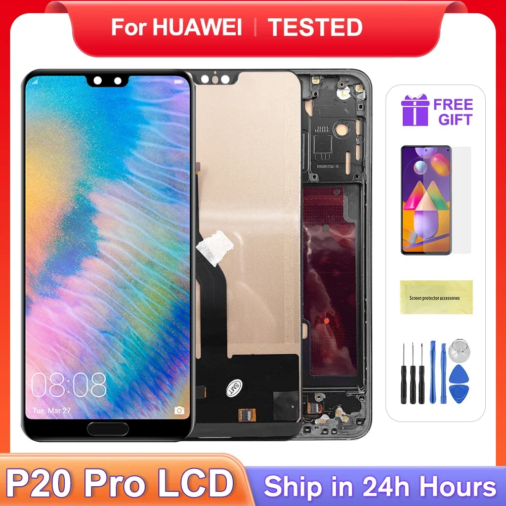 

For HUAWEI 6.1''P20 Pro For P20Pro CLT-L29C L29 L09 AL01 TL01 LCD Display Touch Screen Digitizer Assembly Replacement