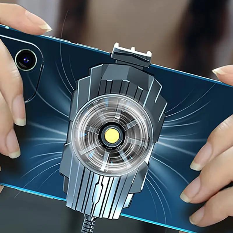 Mini Portable Mobile Phone Cooler Semiconductor Radiator Cooling Fan Silent Bracket for Smartphones