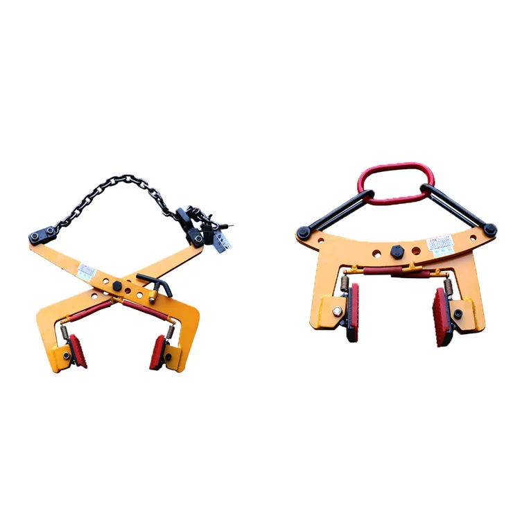 LTUO 1200kg Stainless Steel Yellow Zinc Color Plated Stone Carry Beam Clamp Pliers For Industrial Use Inch Metric Measurement