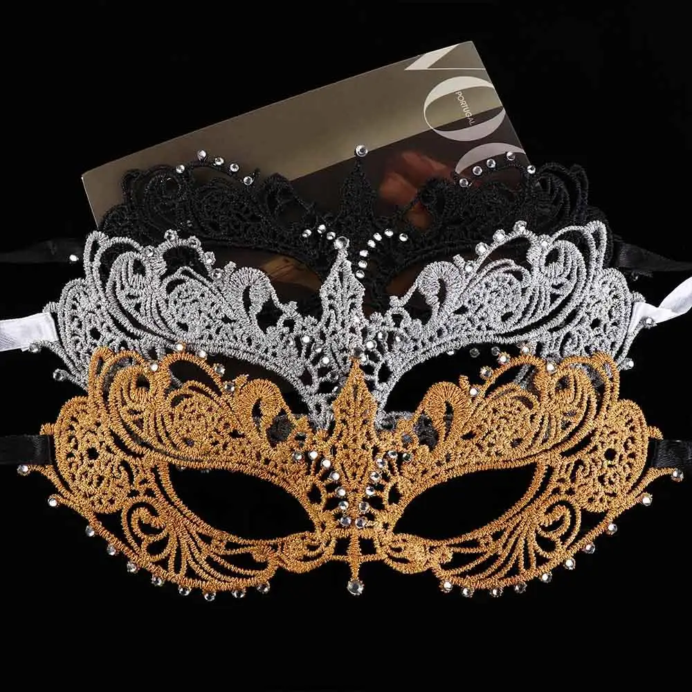 New Hollow Lace Masquerade For Women Girl Half-face Princess Makeup Party Cosplay Prom Props Costume Nightclub Queen Eye Mask