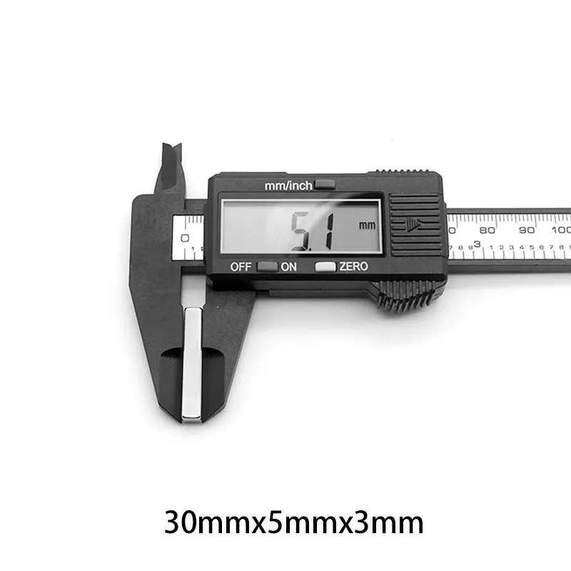 5~200PCS 30x5x3mm neodym magnetem uzavřít 30mm x 5mm x 3mm silná magnetem super sytý trvalý obdélník magnetem disk