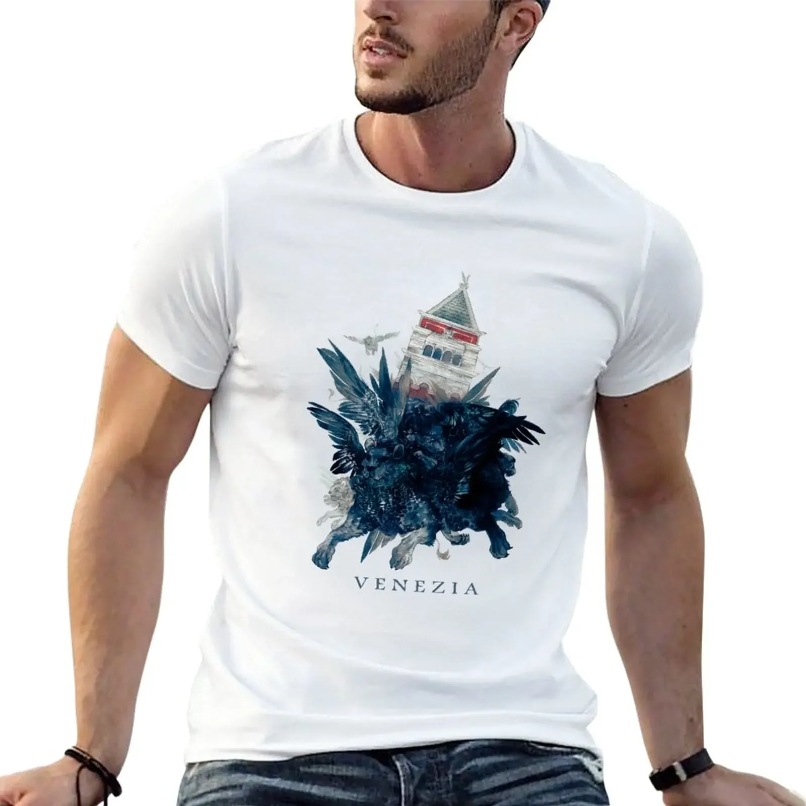 Venezia T-Shirt customs quick-drying t shirts for men cotton