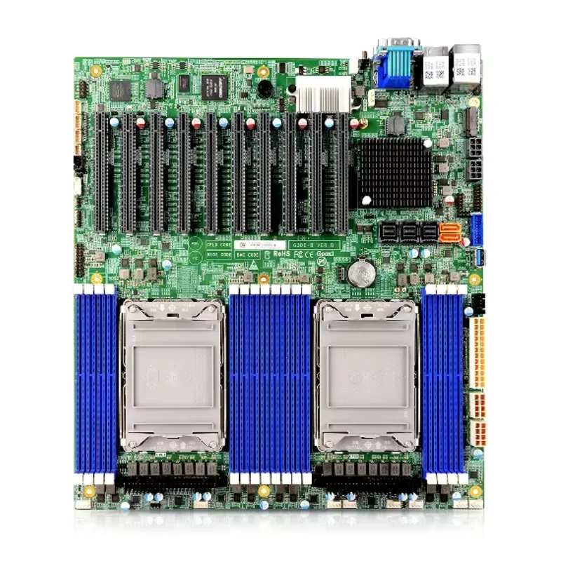 Hot Selling AI Server Gooxi ASR5108G-D12RE-G4 AMD EPYC 9474F CPU 5U 8GPU Rack DDR4 Memory Stock Used Xeon Processor Computer