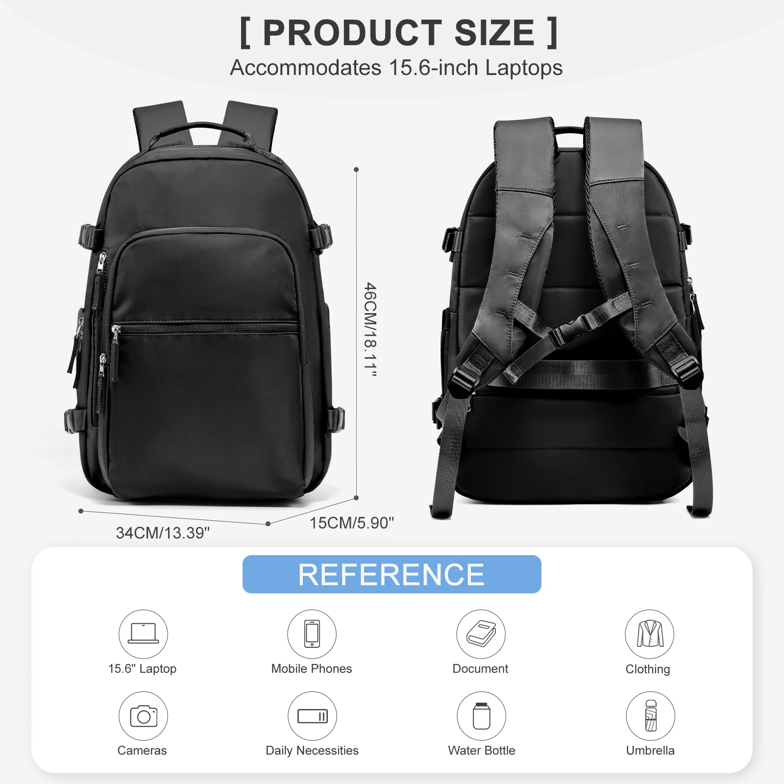 Easyjet 45x36x20 Travel Backpack Carry Ons Luggage Men Rucksack Airplane Approved 15.6Inch Laptop Backpack School Cabin Bag Pack