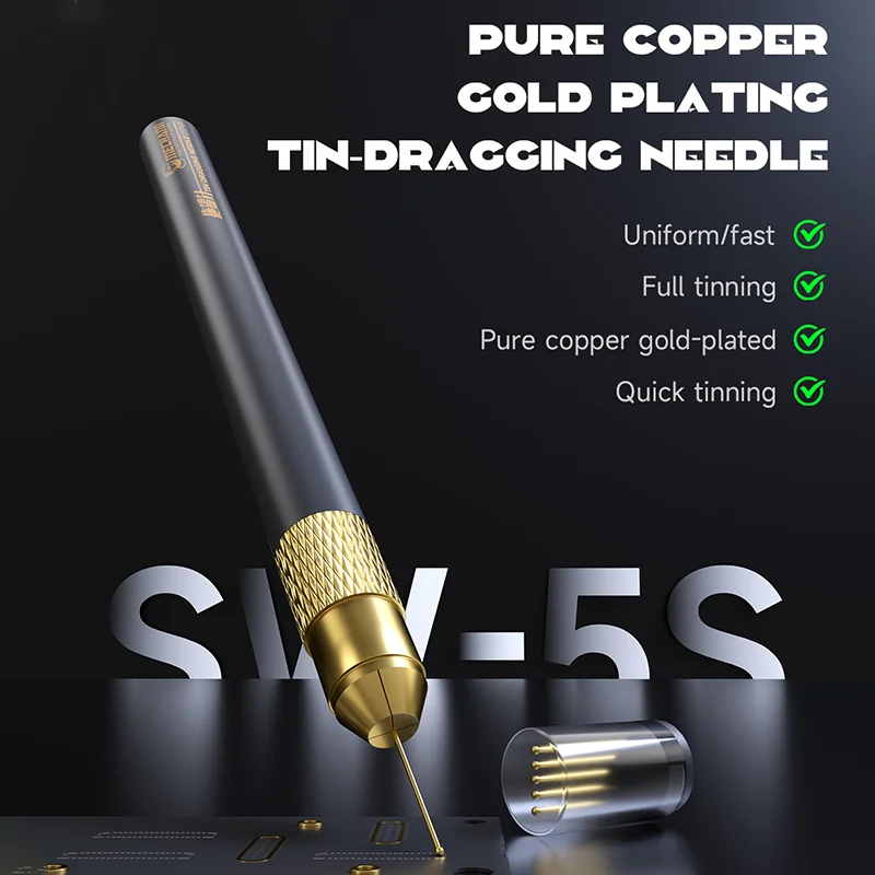 Mechanic SW-5S tin tow needle precision welding on tin fast and uniform for precision welding  PCB  BGA chip repair tools