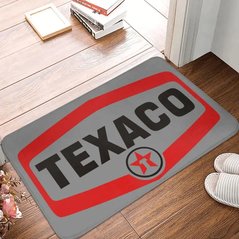 Custom Texaco Gift Front Floor Door Entrance Mat Outdoor Bathroom Kitchen Doormat Toilet Carpet Rug