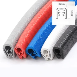 Car 10m Rubber Edging Protection Strip Door Edge Guards Trim Molding Side Protector Anti-Scratches Vehicle Car Accessories