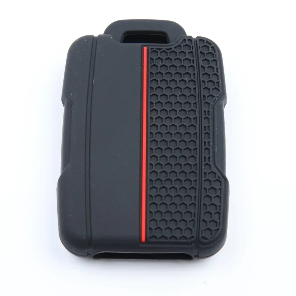 Silicone Car Key Cover Case Fob for Chevrolet Suburban Silverado GMC Terrain Yukon Tahoe Sierra Smart Auto Accessories Key Ring