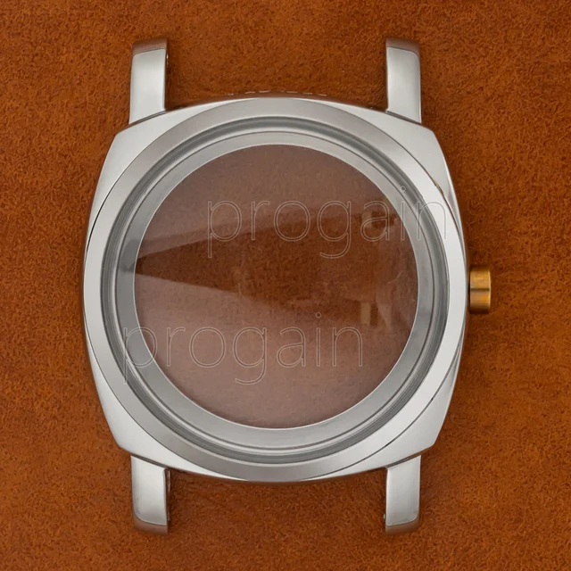 47mm PAM Vintage Retro obudowa ze stali nierdzewnej dla 6152/1 ETA 6497/6498 ST3600 akcesoria do mechanizmów mechanicznych części obudowy zegarka