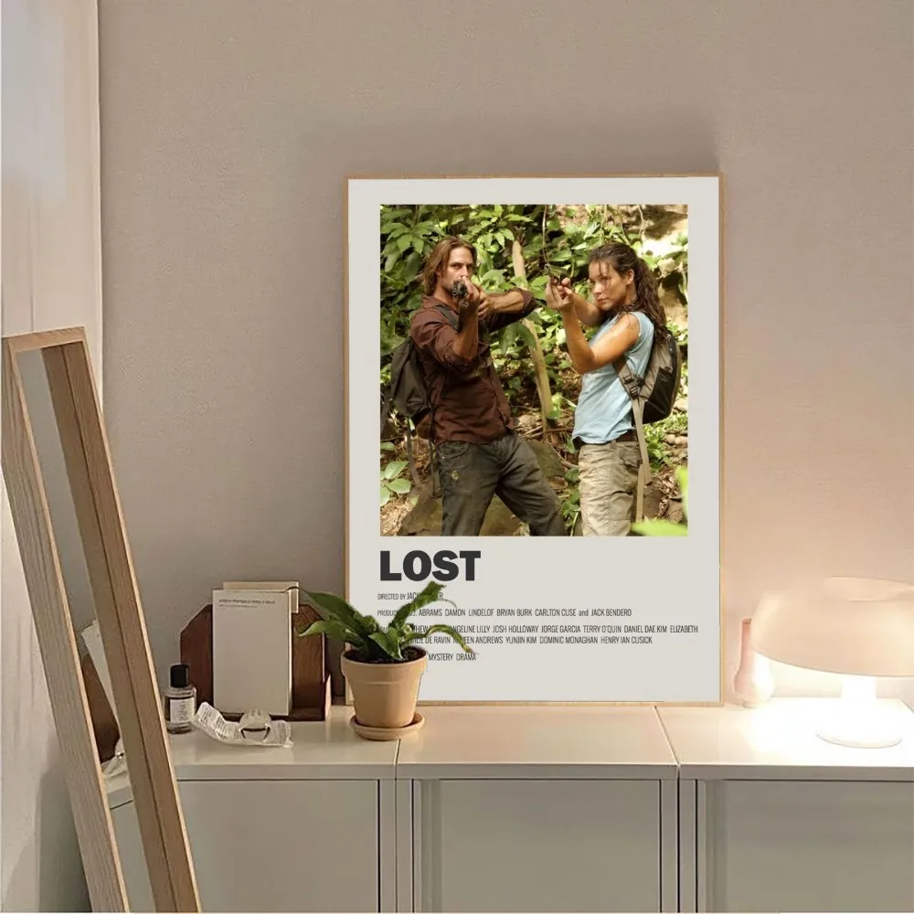 Lost movie Poster No Framed Poster Kraft Club Bar Paper Vintage Poster Wall Art Painting Bedroom Study Stickers