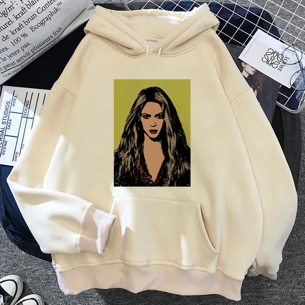 Shakira hoodies women anime graphic 2023 Kawaii pulls women long sleeve top pulls