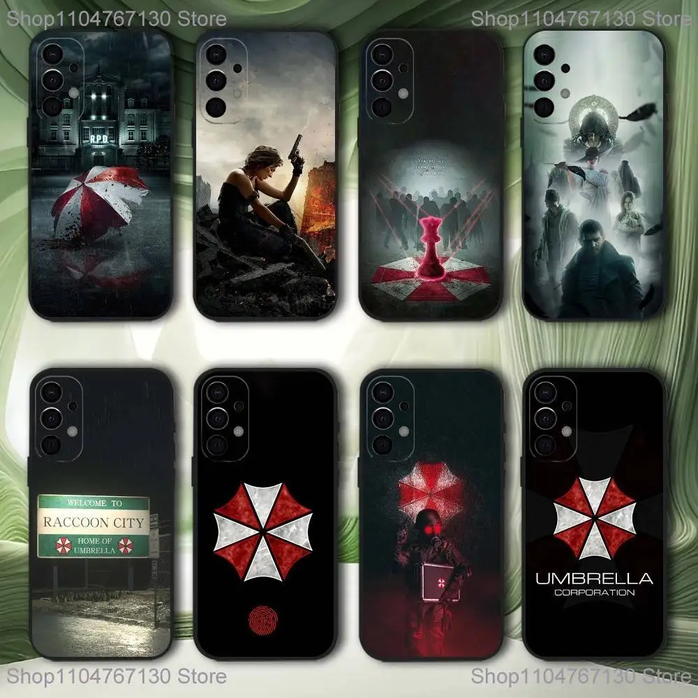 

R-RESIDENT GAME EVILS Phone Case For Samsung S25,S24,S21,S22,S23,S30,Ultra,S20,Plus,Fe,Lite,5G Black Cover