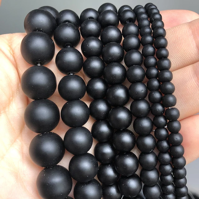 Natural Stone Matte Amazonite Round Beads for Jewelry Making