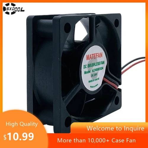 주파수 변환기 CNC 공작 기계 팬, 냉각 팬, 40mm, 24V, 109P0424H6D19, 24V, 0.07A, 40x40x20mm
