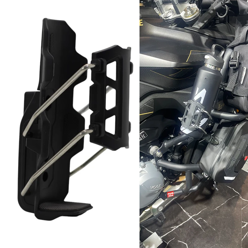 

Adjustable Motorcycle Water Bottle Holder Universal Drink Holder Motorbike Handlebar Cup Cage for MTB Road Cycling ATV Bike
