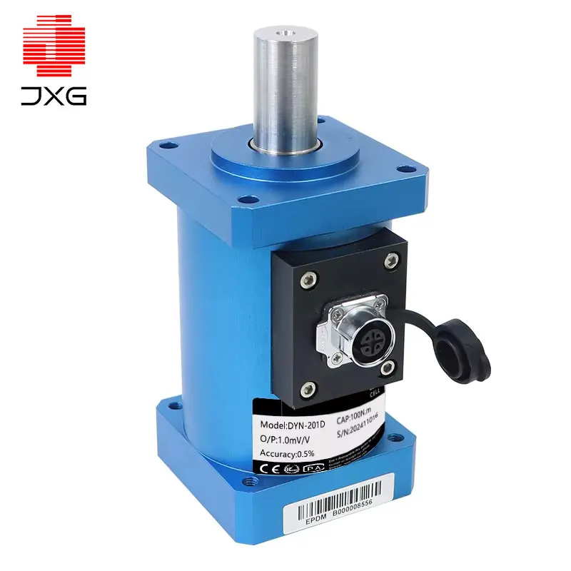 100NM Rotary Torque Sensor Micro Force Pressure Load Cell Torsion Transducer Shaft Style for Motor Turbine Factory Supply