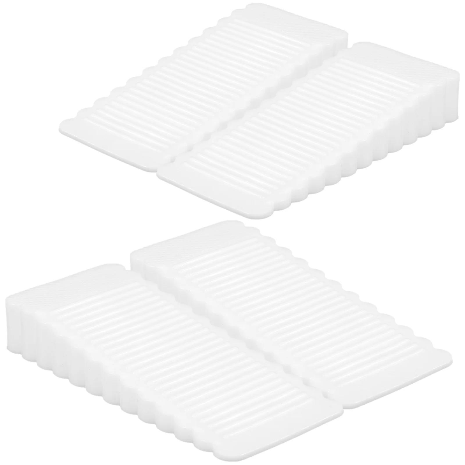 Cuñas de goma antivuelco para nivelación de muebles, cuñas para puerta de mesa, gabinete, almohadillas niveladoras, escritorio de oficina en casa, silla y cama, 4 Uds.