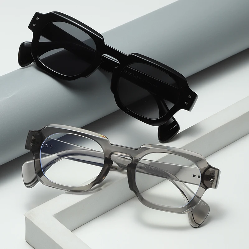 Rice nail sunglasses Polygon irregular 2025 new sunglasses Fashion sunglasses ladies 7720 image 3