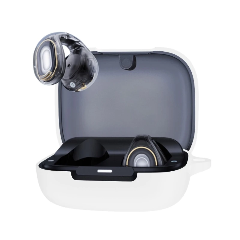 Y6U6 Penutup Pelindung Earphone untuk C40i Tahan Debu Tahan Guncangan Perumahan Kulit Casing Silikon Tahan Debu Dapat Dicuci