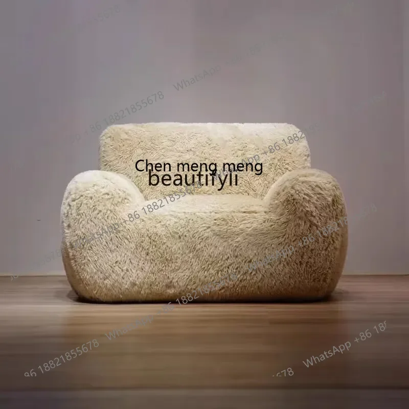 X 32 moderno simples sofá de pelúcia nordic luz luxo homestay tatami sala estar neve monstro designer sofá