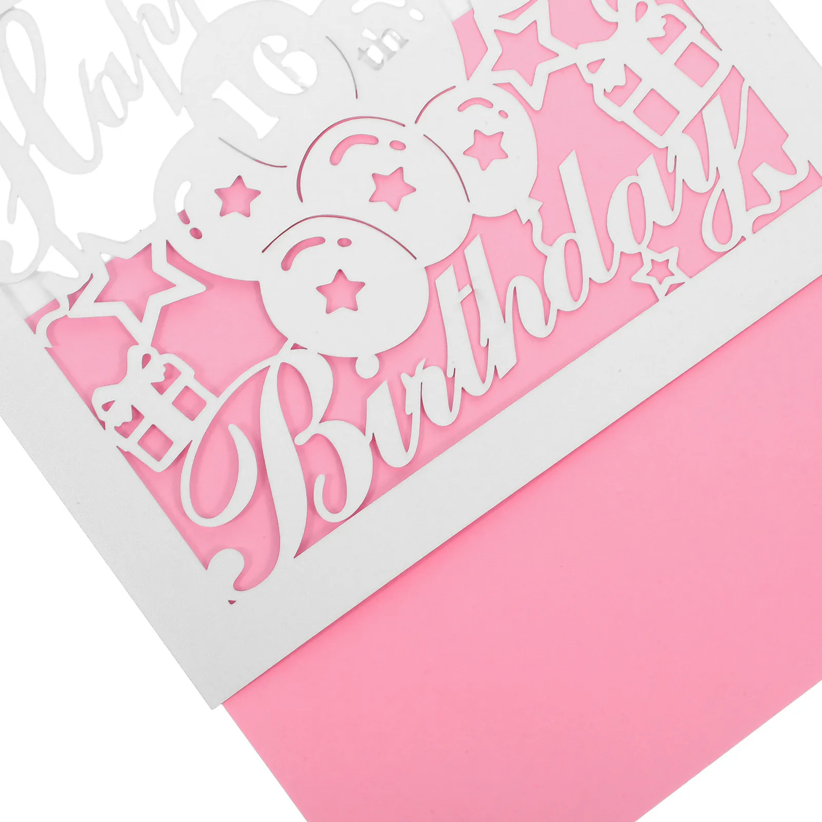 10 Sets Birthday Greeting Card Envelope Bless Cards Bulk Present Blessing for Office 16th