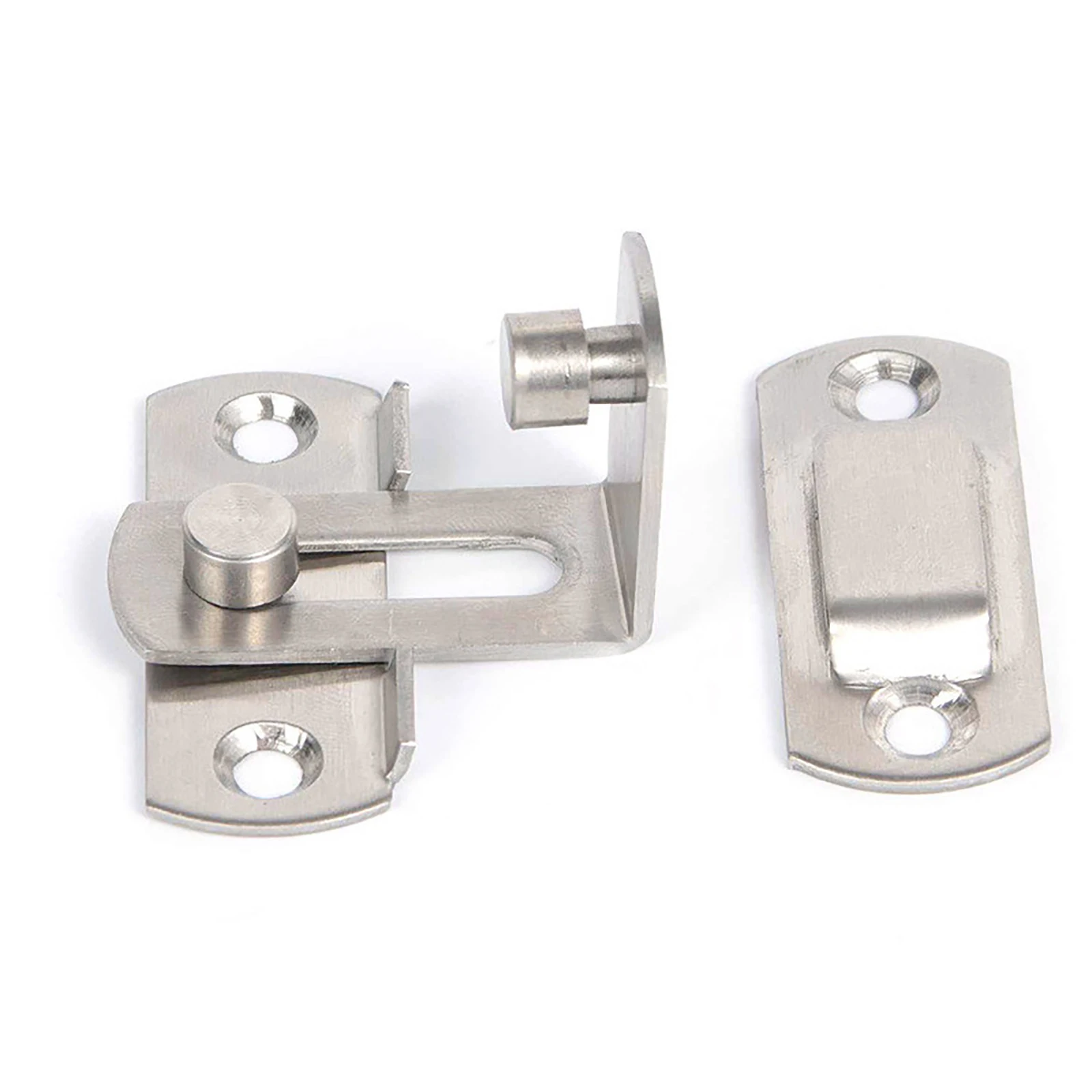 

Door Lock - Stainless Steel Safety Door Bolt Locks 2 Pcs Door Holder Flip Latch
