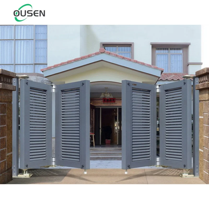 custom.Nigeria Style Modern House Sliding Slide Door Aluminum Fence and Design